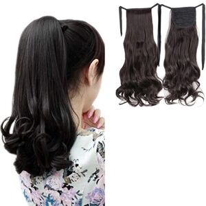 Black Ponytail Hair Extension